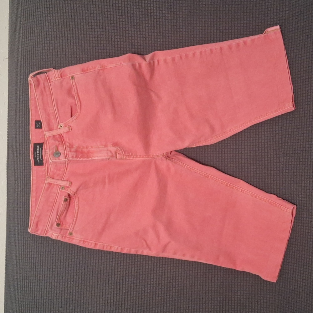 Melon color Lucky Brand capri